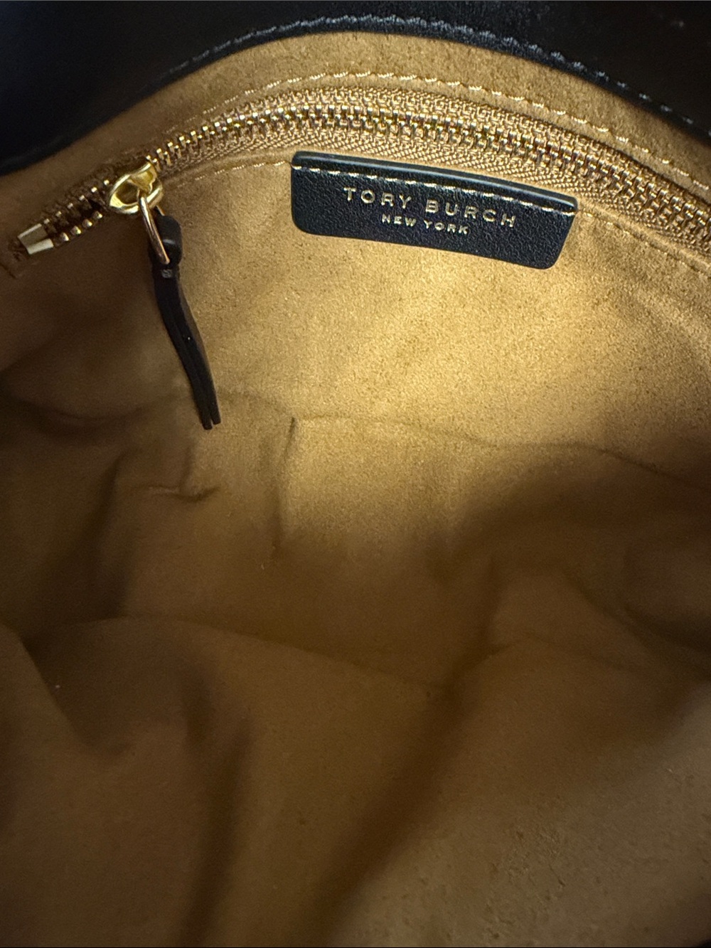 TORY BURCH CHARLIE SMALL SHOULDER BAG BLACK - Picture 6 of 9